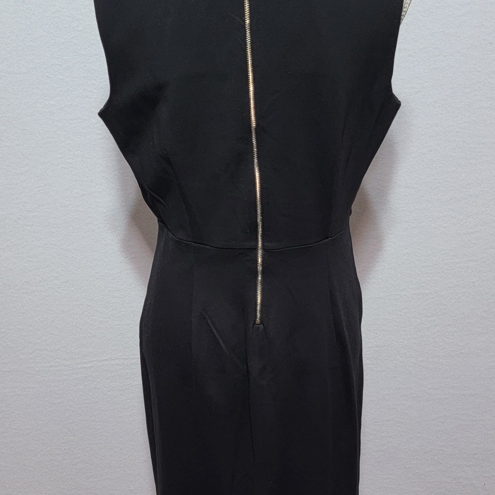 J. Crew Elegant Little Black Sleeveless Dress Size 10P - Picture 11 of 13